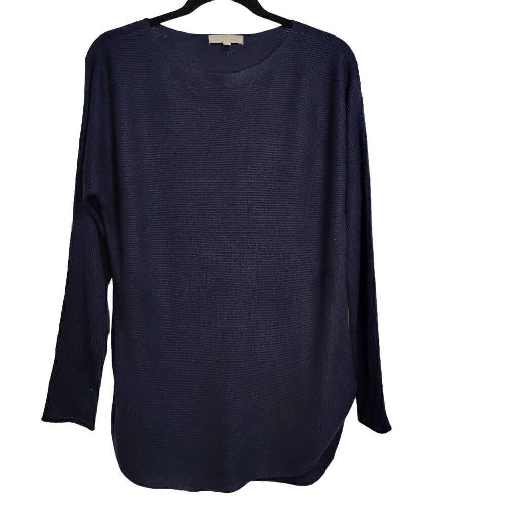 Joan vass studio navy sweater sx lg